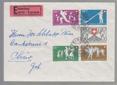 Pro Patria 1951 Sur Lettre Kaufen Auf Ricardo