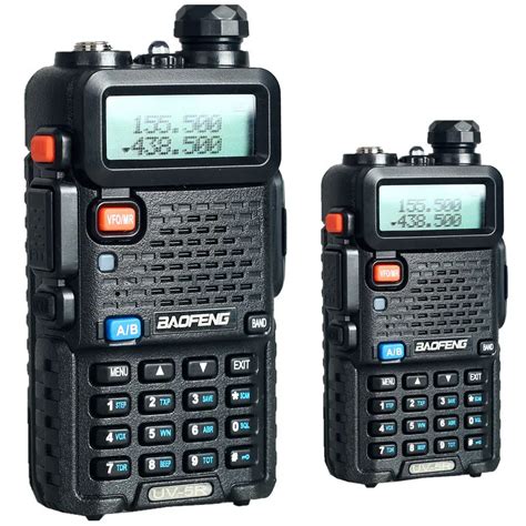 Baofeng Uv R Walkie Talkie Pcs Dual Band Two Way Cb Radio Uv R W