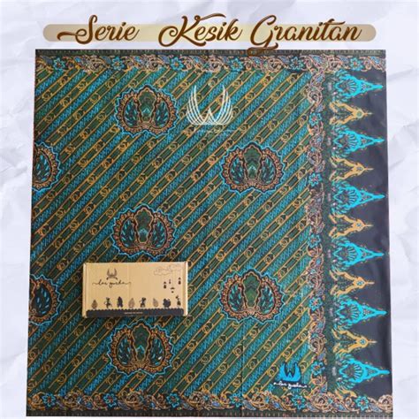 Jual Limited Edition Sarung Batik Largurda Serie Granitan Biru Asik