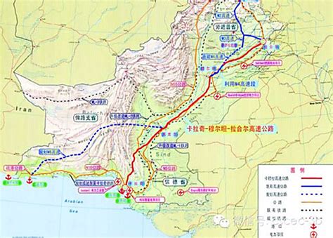 High Resolution Cpec Corridor Map Of Pakistan