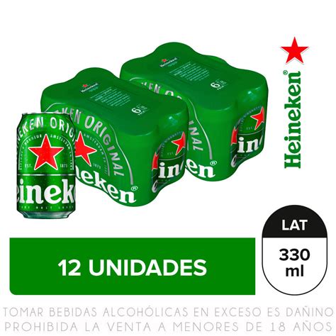 Heineken Pack X Sixpack Cervezalata Ml Precio Rappi