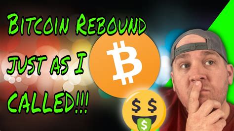 Will Bitcoin Rebound Watch To See When Bitcoin Will Rebound YouTube