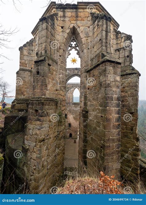 The Ruins Of Oybin The Temple And Burg Founded As Celestines Monastery