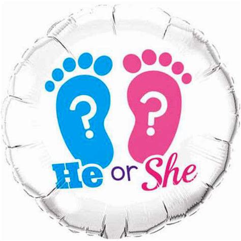 Set Di Palloncini Maschio O Femmina Con Piedini Gender Reveal