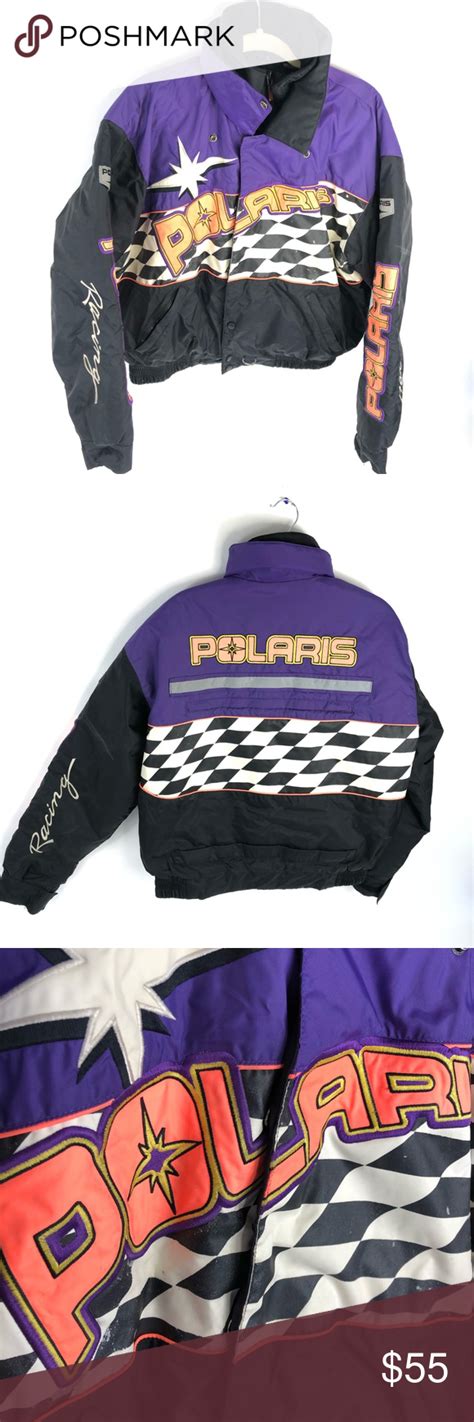 Vintage Polaris Snowmobile Rare Hein Gericke Nice Solid Jacket No