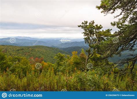 Fall Colors, Autumn on Blue Ridge Parkway NC USA Stock Image - Image of ...