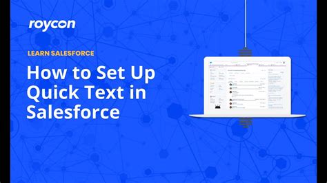 How To Set Up Quick Text In Salesforce YouTube