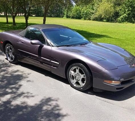 Corvettes for Sale: 1998 Corvette Convertible in Rare Medium Purple ...