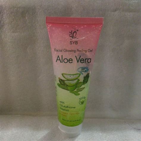 Jual Syb Facial Glowing Peeling Gel Aloe Vera 130 Ml Shopee Indonesia