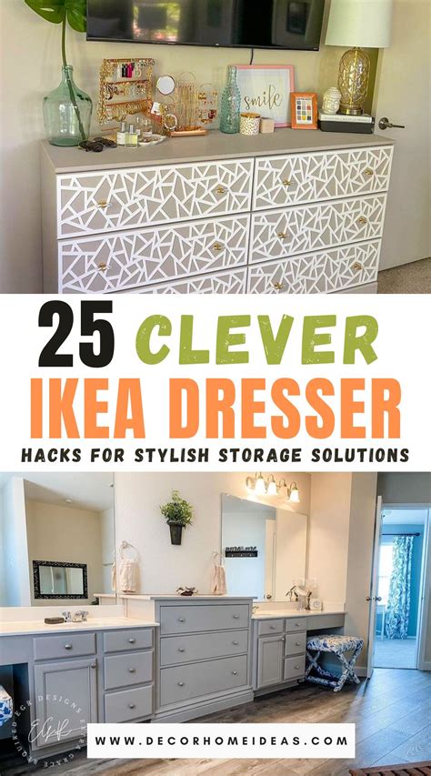 25 Ingenious Ikea Dresser Hacks Anyone Can Master