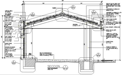 Architecture section detail dwg file