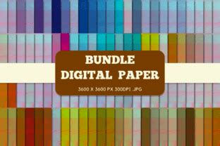 Retro Pastel Digital Papers Bundle Graphic By Fairy Tale Creative Fabrica