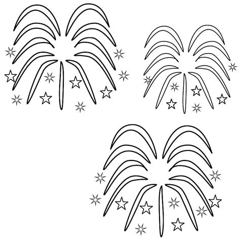 coloring page (kids, fireworks, fourth of July) Free Coloring Sheets ...