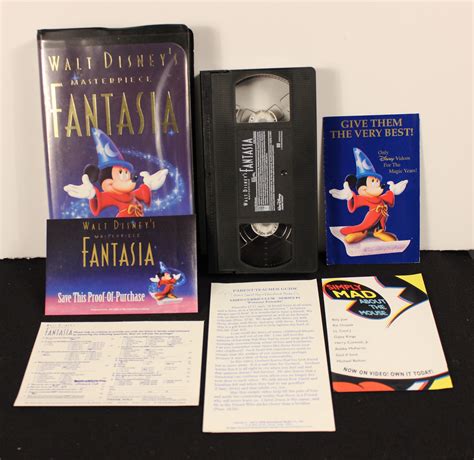 Walt Disney's Masterpiece Fantasia VHS 1991 - Etsy