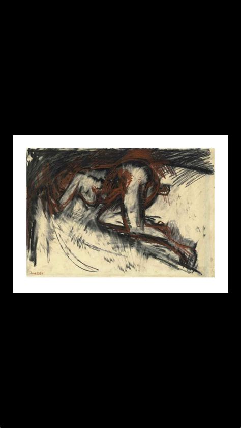 Study Of A Nude Frank Auerbach