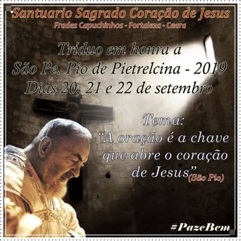 Tr Duo Em Honra A S O Padre Pio De Pietrelcina No Santu Rio Sagrado