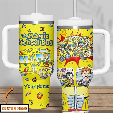 The Magic School Bus TV Series Custom Stanley Quencher 40oz Stainless