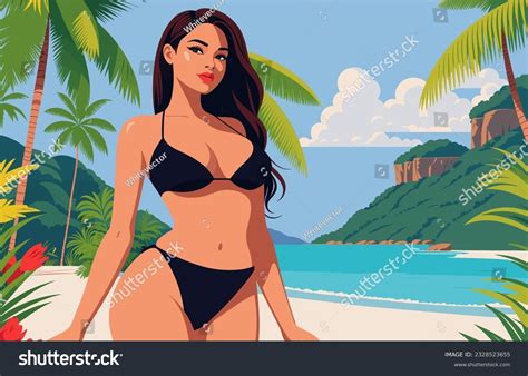 39 610 Mujeres Bellas En Bikini Stock Vectors And Vector Art Shutterstock