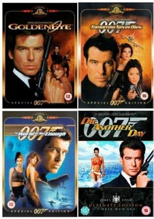 The Complete Pierce Brosnan James Bond DVD Movie Collection GoldenEye