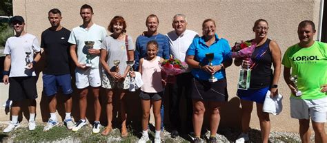 Livron sur Drôme Les vainqueurs du tournoi de tennis