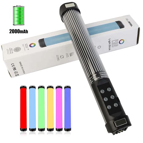 Mini Handheld Led Rgb Luz Vara M Ilumina O Fotogr Fica 2700 7500k