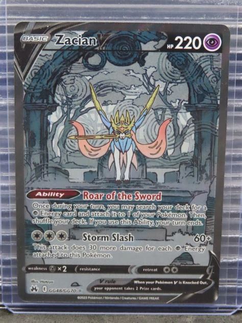 Mavin 2023 Pokemon Crown Zenith Zacian V Galarian Gallery Ultra Rare