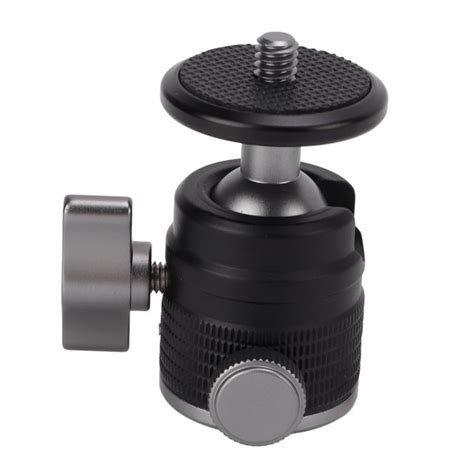 Mini Ball Head Universal Camera Tripod Mount Adapter 360 Degree Rotatable Aluminum For Slr