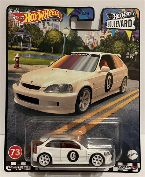 Hot Wheels 1999 Honda Civic Type R Ek9 Boulevard Series