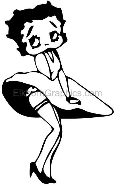 Betty Boop Sticker Cartoon Stickers Elkhorn Graphics Llc