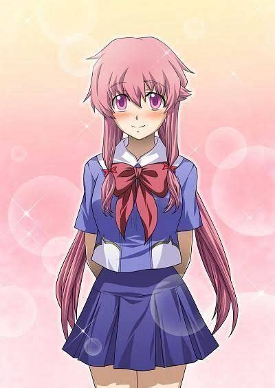 Yuno Mirai Nikki Future Diaries Yuno Gasai Anime Harem King Mirai