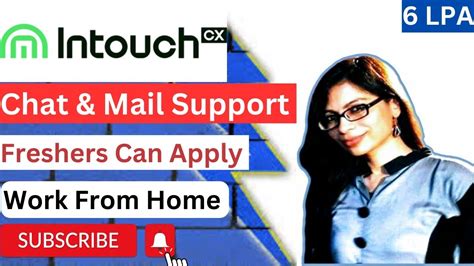 Intouchcx Chat Email Customer Support Work From Home Job For Freshers