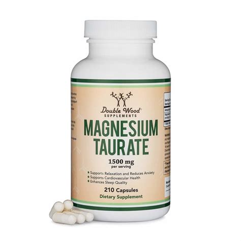 Magnesium Taurate 500 Mg Supplement Benefits BeamZen