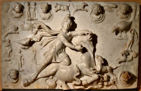 Mithras Killing The Bull Mithras Tauroctony Mithraistic Relief