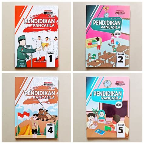 Pancasila Education Book Class 1 2 4 5 SD Merdeka Curriculum Publisher