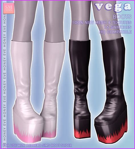 Honey Vega Boots Updated Sm Sims Sims Sims Sims Cc Shoes