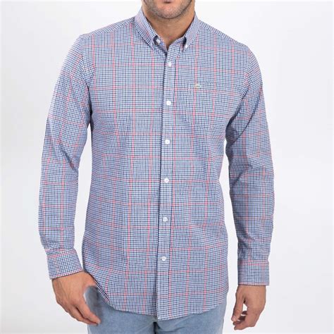 Ripley Camisa Algod N Hombre Oscar De La Renta Azul Oscuro A Wvn