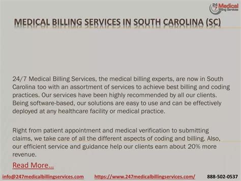 Ppt Medical Billing Services In South Carolina Sc Pdf Powerpoint