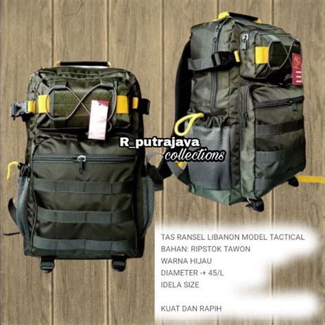 Jual Tas Ransel Libanon Model Tactical Tas Ransel Punggung Libanon