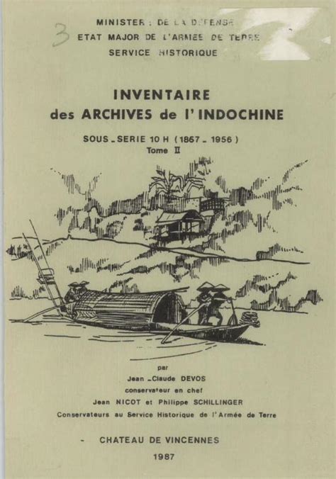 Pdf Inventaire Des Archives De I Indochine Vietnamiennes