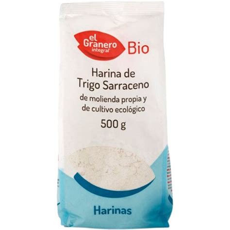 Bio harina de trigo sarraceno ecológica envase 500 g EL GRANERO