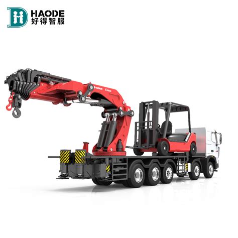 Haode Customized 12 14 15 20 25 35 Tons Knuckle Boom Crane Mounted Boom