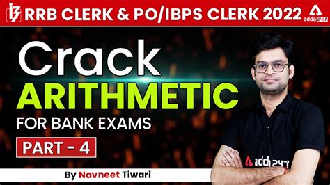 Rrb Po Clerk Maths By Navneet Sir Crack Arithmetic For Bank