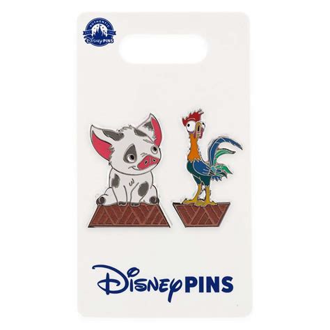 Disney Pin Set - Moana Hei Hei and Pua