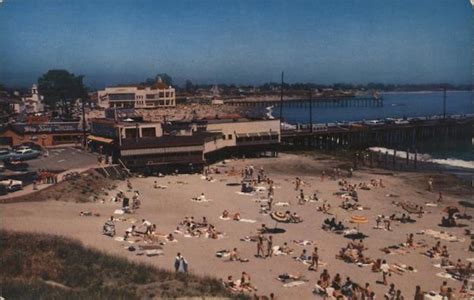 Cowell Beach Santa Cruz, CA Hilt Hansen Postcard