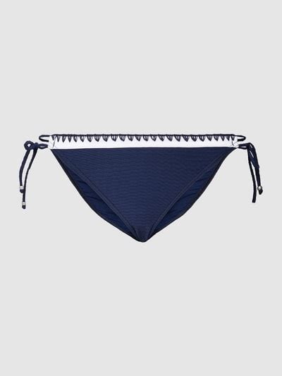 Banana Moon Bikini Slip Mit Strukturmuster Modell Stora Marine