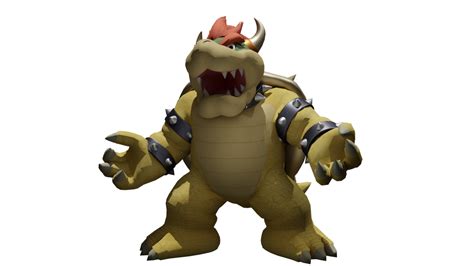 Bowser Render By Galactagamer02 On Deviantart