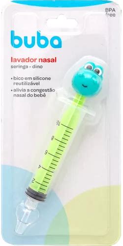 Lavador Nasal Infantil Seringa Dino Bico Silicone Beb Buba Mercadolivre