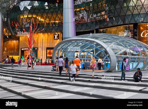 Ion Orchard Mall In The Shopping District Of Orchard Road Singapore