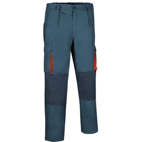 Pantalon De Travail Multipoches Homme DARKO Gris Ciment Charbon