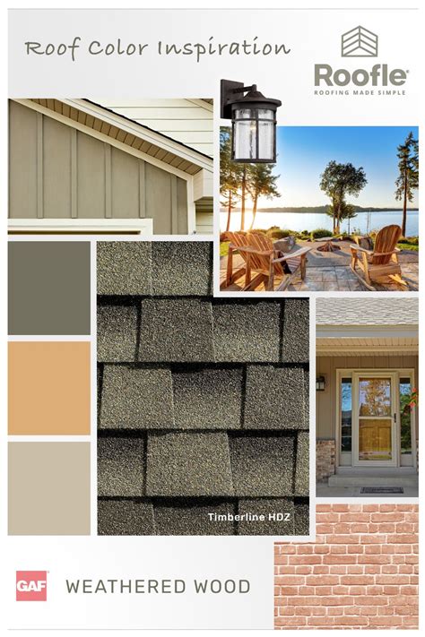 GAF Timberline HDZ Weathered Wood - Roof Color Inspiration